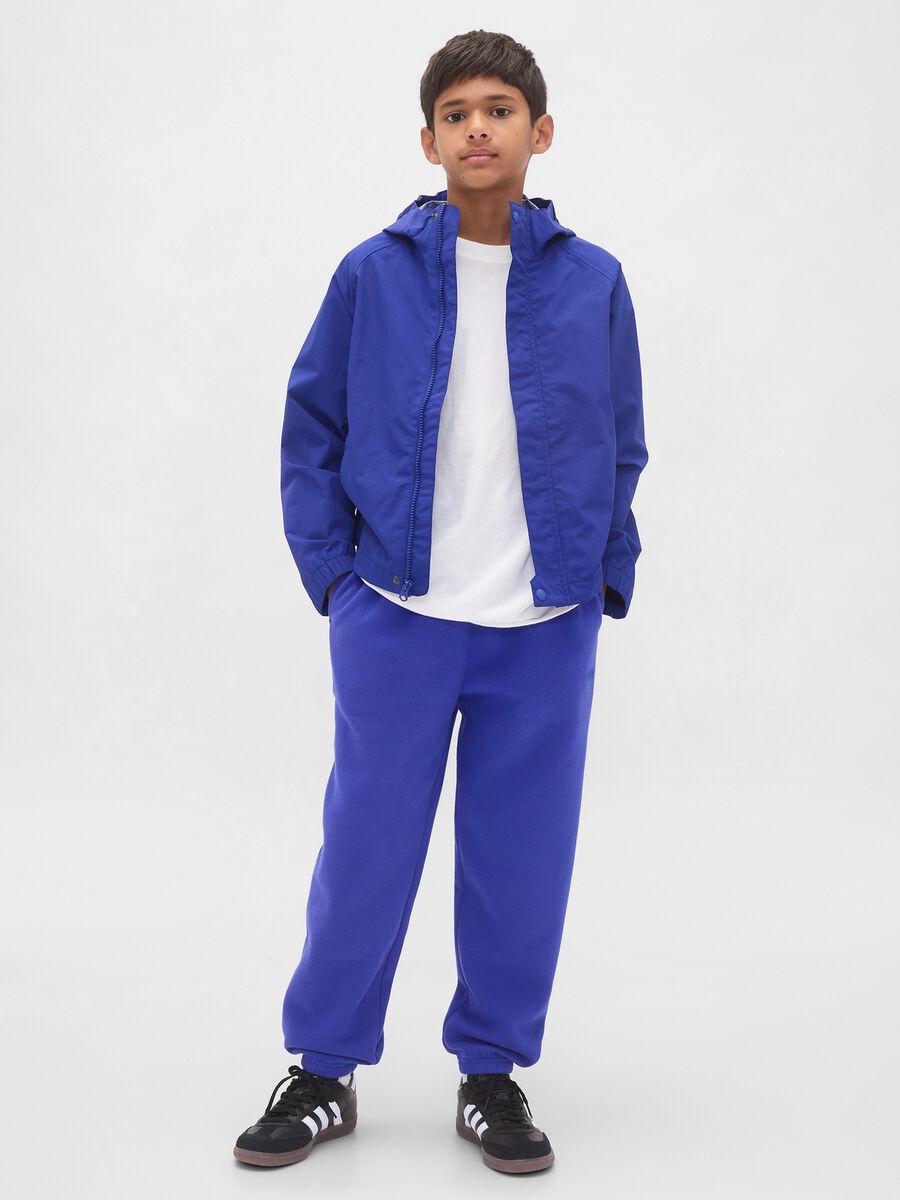 Blue Cotton Trousers for Kids_0