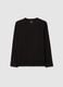 Boy's regular fit black pure cotton T-shirt_3