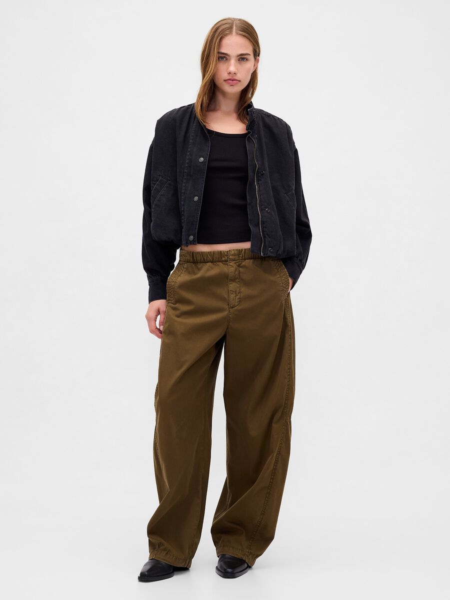 Black short sleeve stretch t-shirt_2