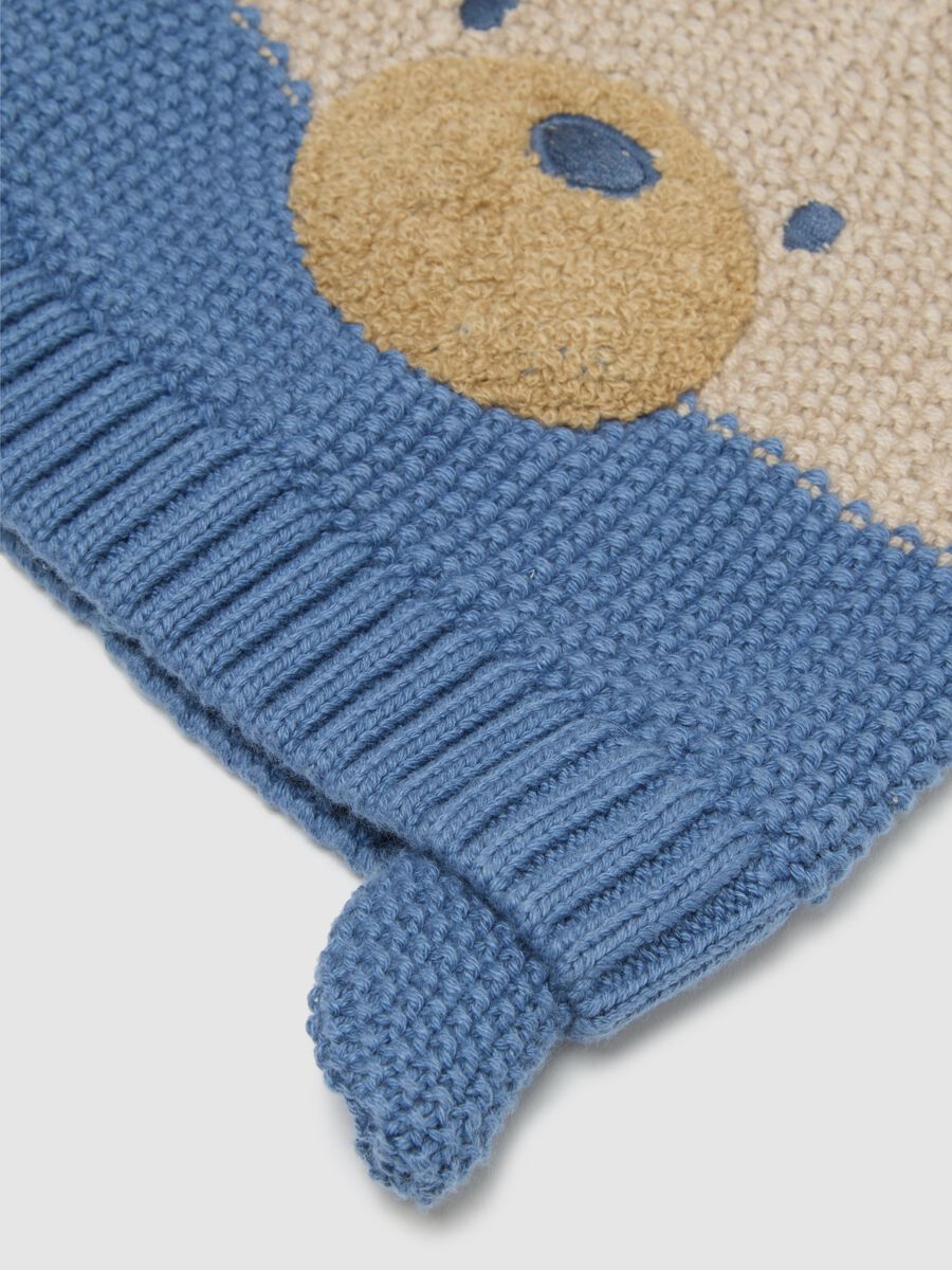 Newborn hat in pure multicoloured cotton_2
