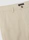 Beige stretch cotton trousers with carrot fit_5