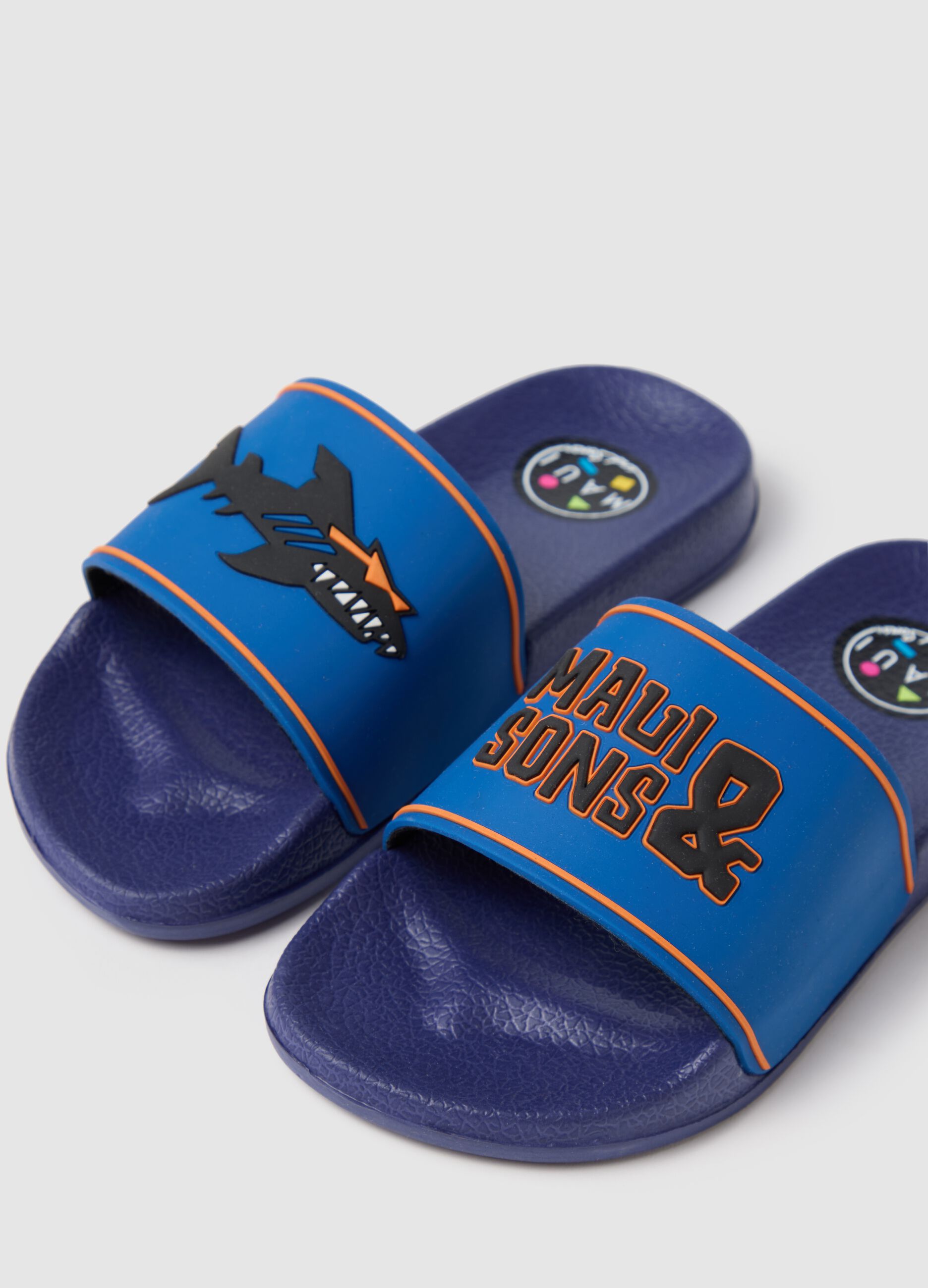 Maui & Sons Blue Kids' Slippers