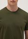 Green pure cotton regular fit T-shirt_3