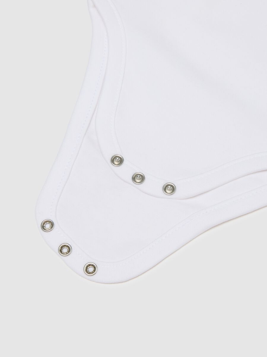 Multicolour Newborn Cotton Bodysuit Tripack with Prints_3