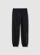 Boys' black pure cotton joggers regular fit_3