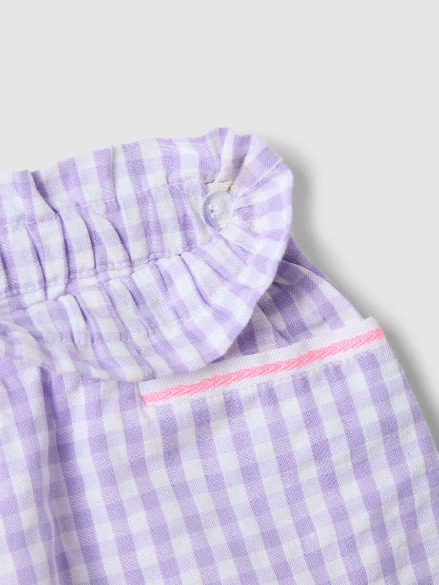 Purple cotton shorts_2