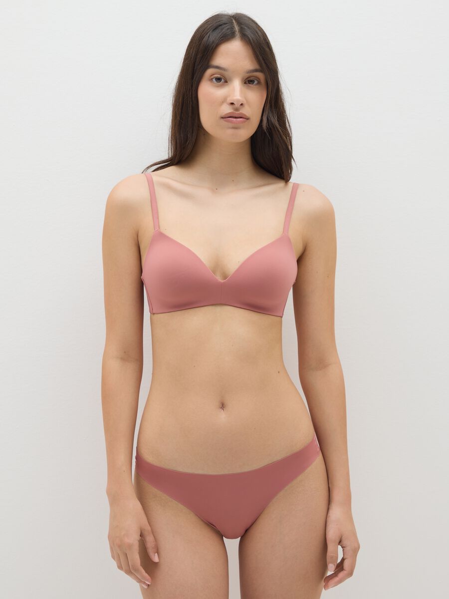 Slip in tessuto rosa regular fit_0