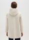 White regular fit viscose blend coat_2