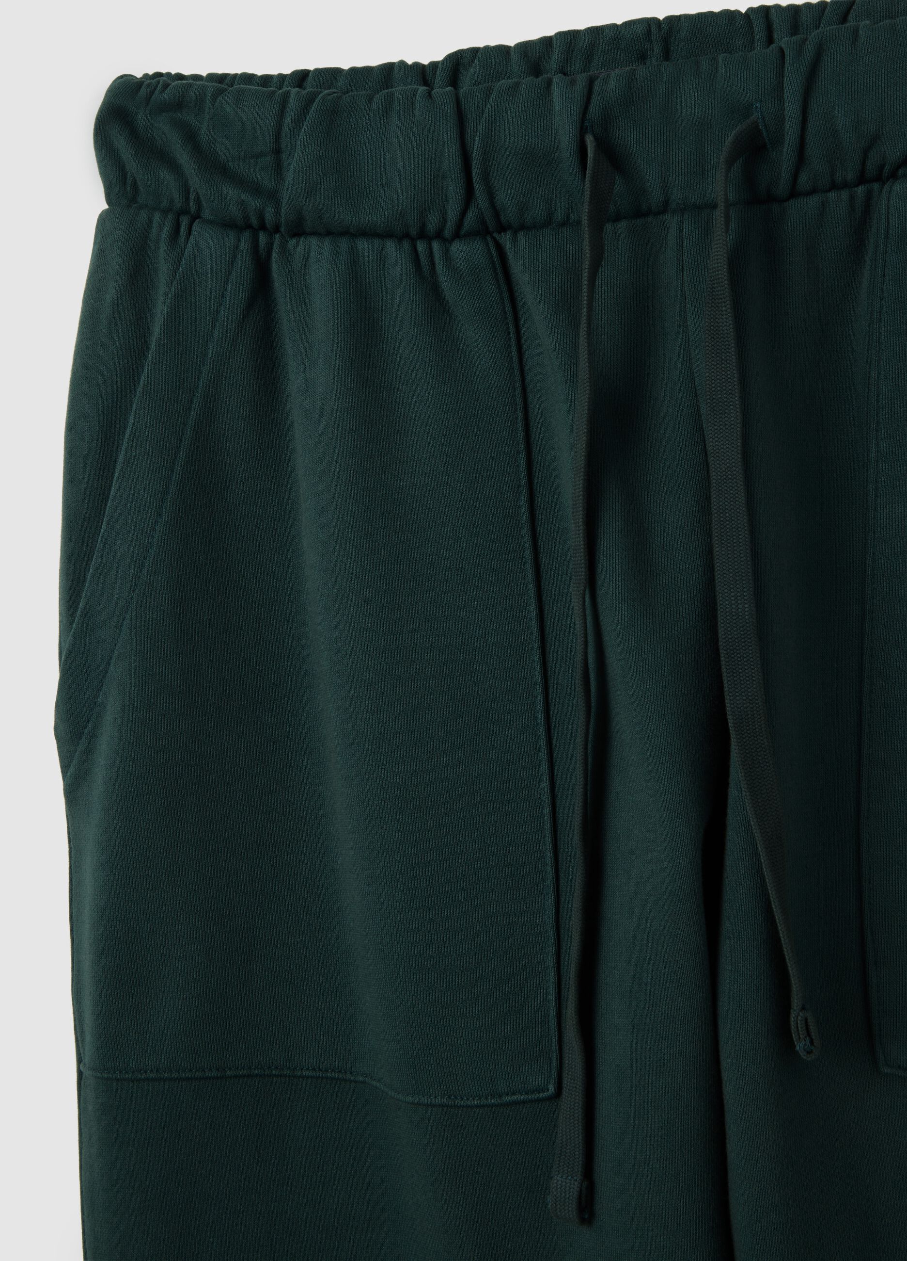 Green Cotton Trousers