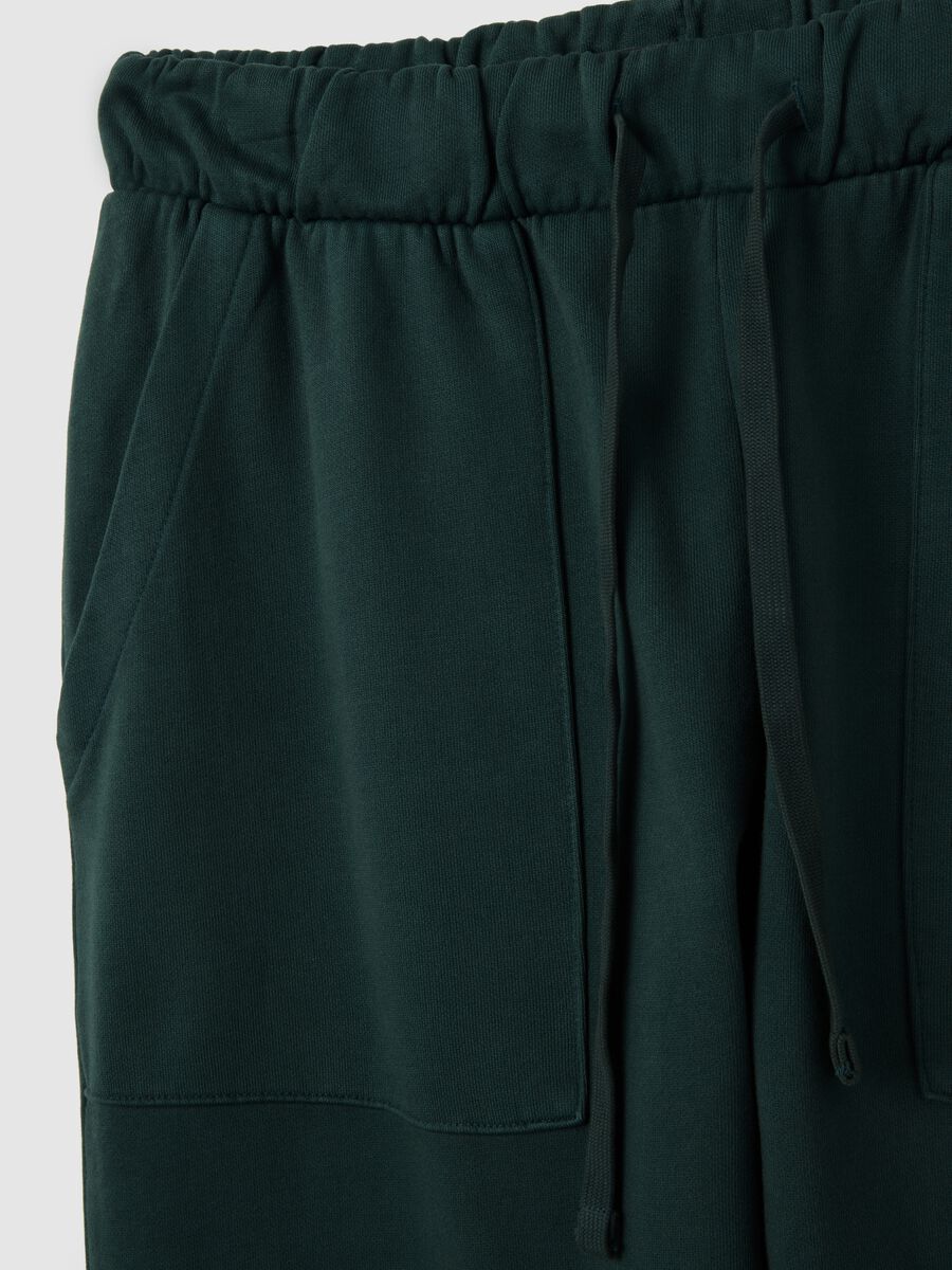 Pantaloni verdi in cotone_5