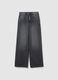 Grey Regular Fit Pure Cotton Denim Trousers_4