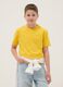 Yellow pure cotton boys&rsquo; regular fit T-shirt_0