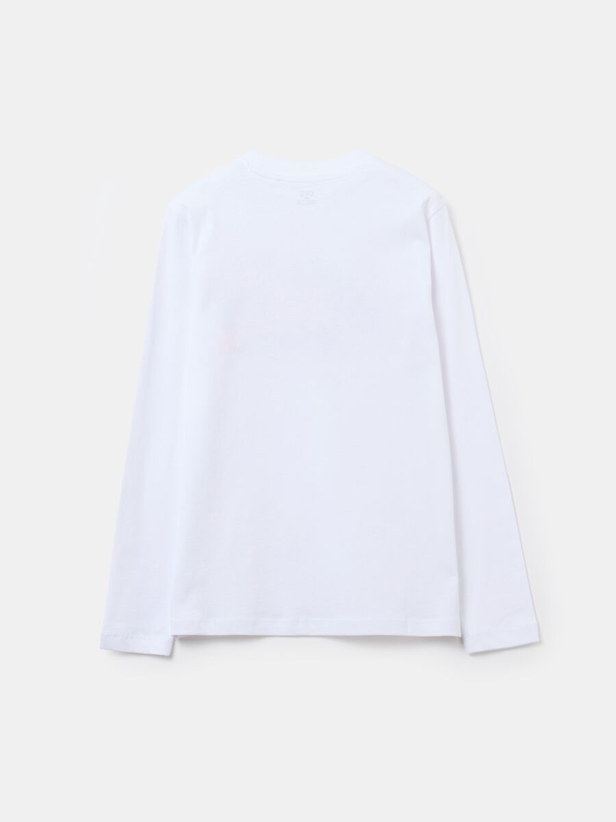 T-shirt a maniche lunghe con stampa_4