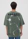 Green pure cotton T-shirt with Naruto print_3