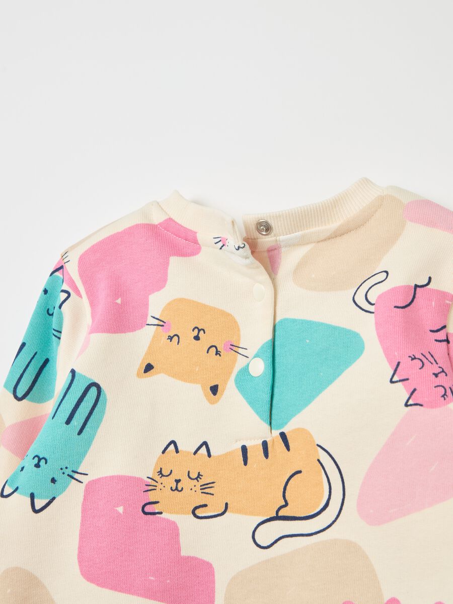 Jogging set in cotone con stampa_2