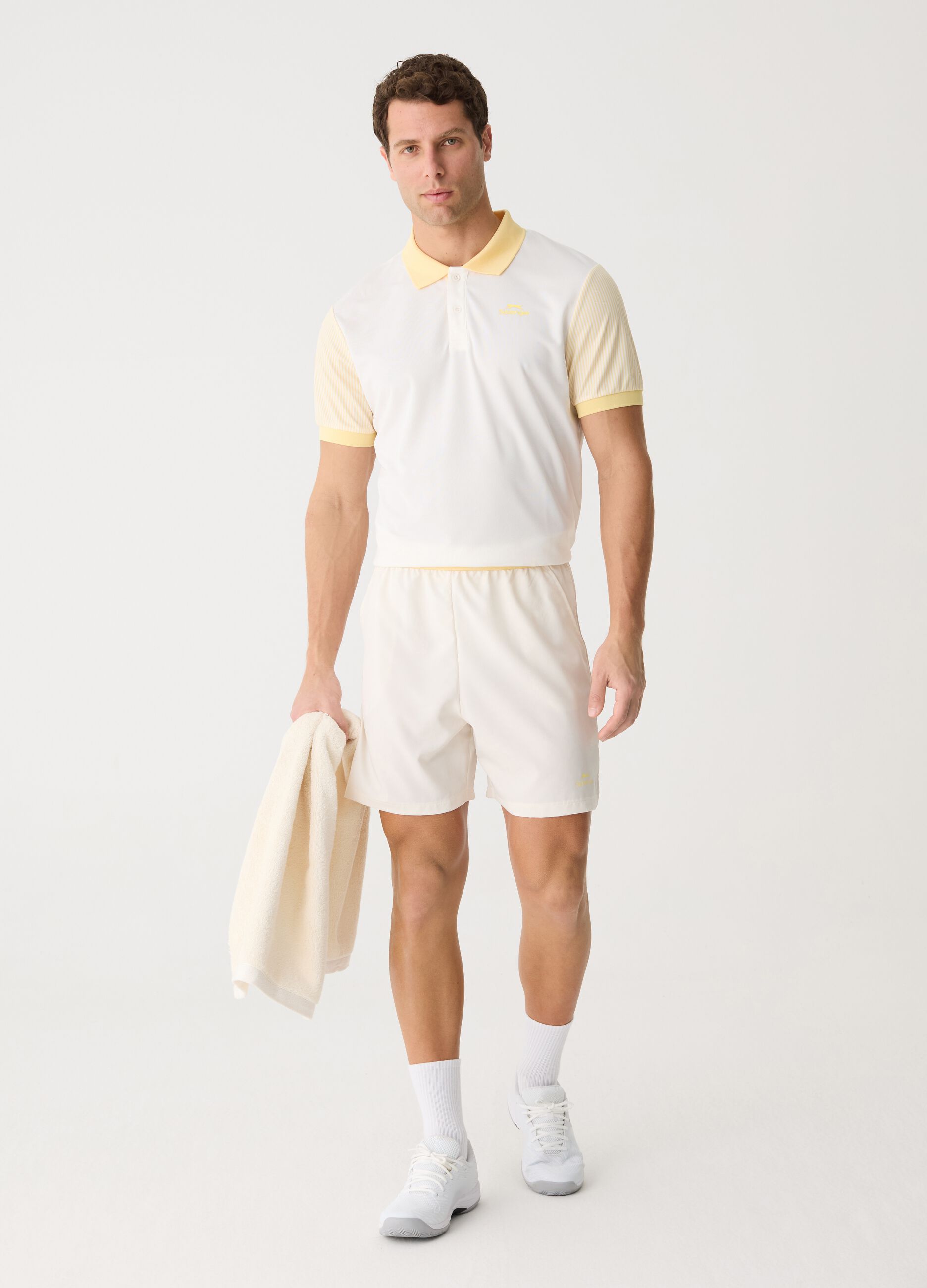 SLAZENGER Bermuda shorts in technical fabric