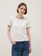 White viscose blend t-shirt regular fit with perforated details_2