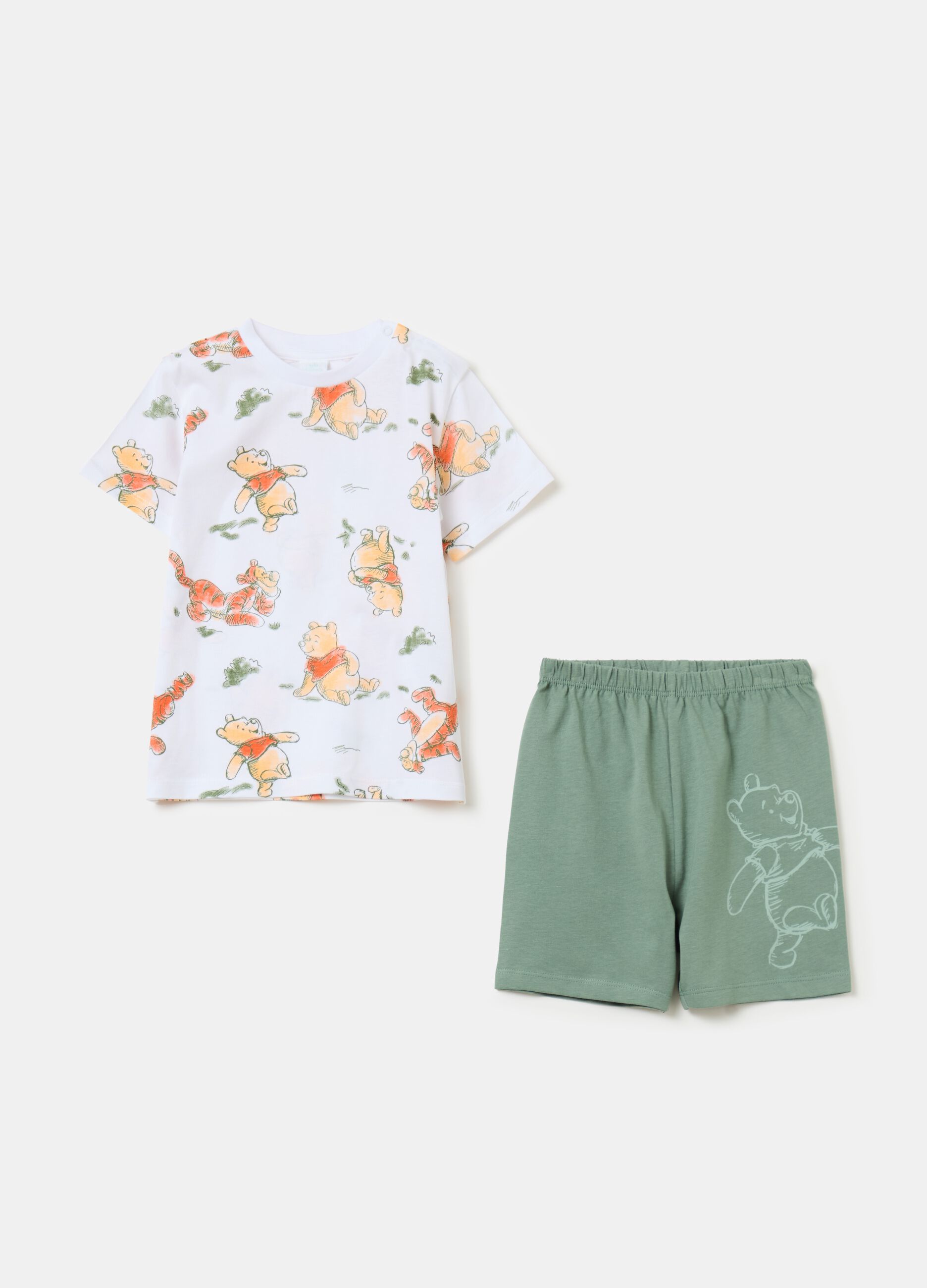 Organic cotton pyjamas with Winnie The Pooh print