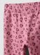 Girls&rsquo; pink organic cotton skinny leggings with heart print_2