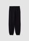 Black pure cotton joggers_4