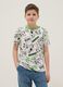 Children's multicoloured pure cotton t-shirt regular fit with print_0