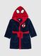 Spider-Man Multicolour Pure Cotton Baby Bathrobe_0