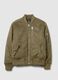 Suede Bomber Jacket Military Green_5