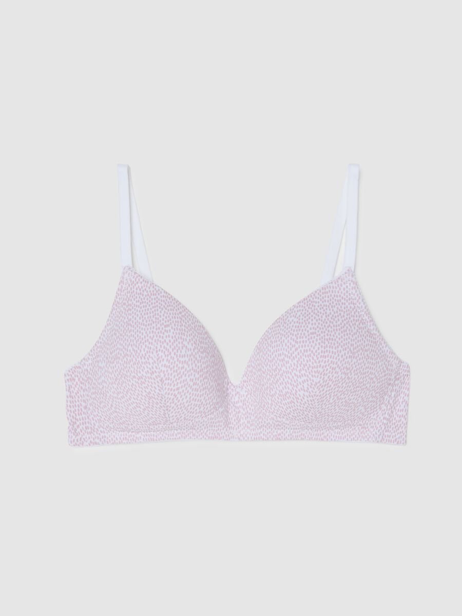 Multicolour Stretch Cotton Bra_4