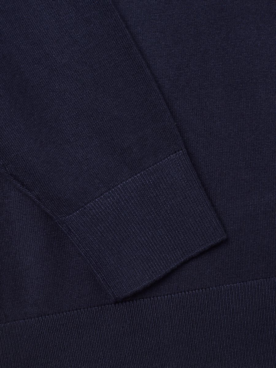 Regular Fit Blue Blend Jumper_5