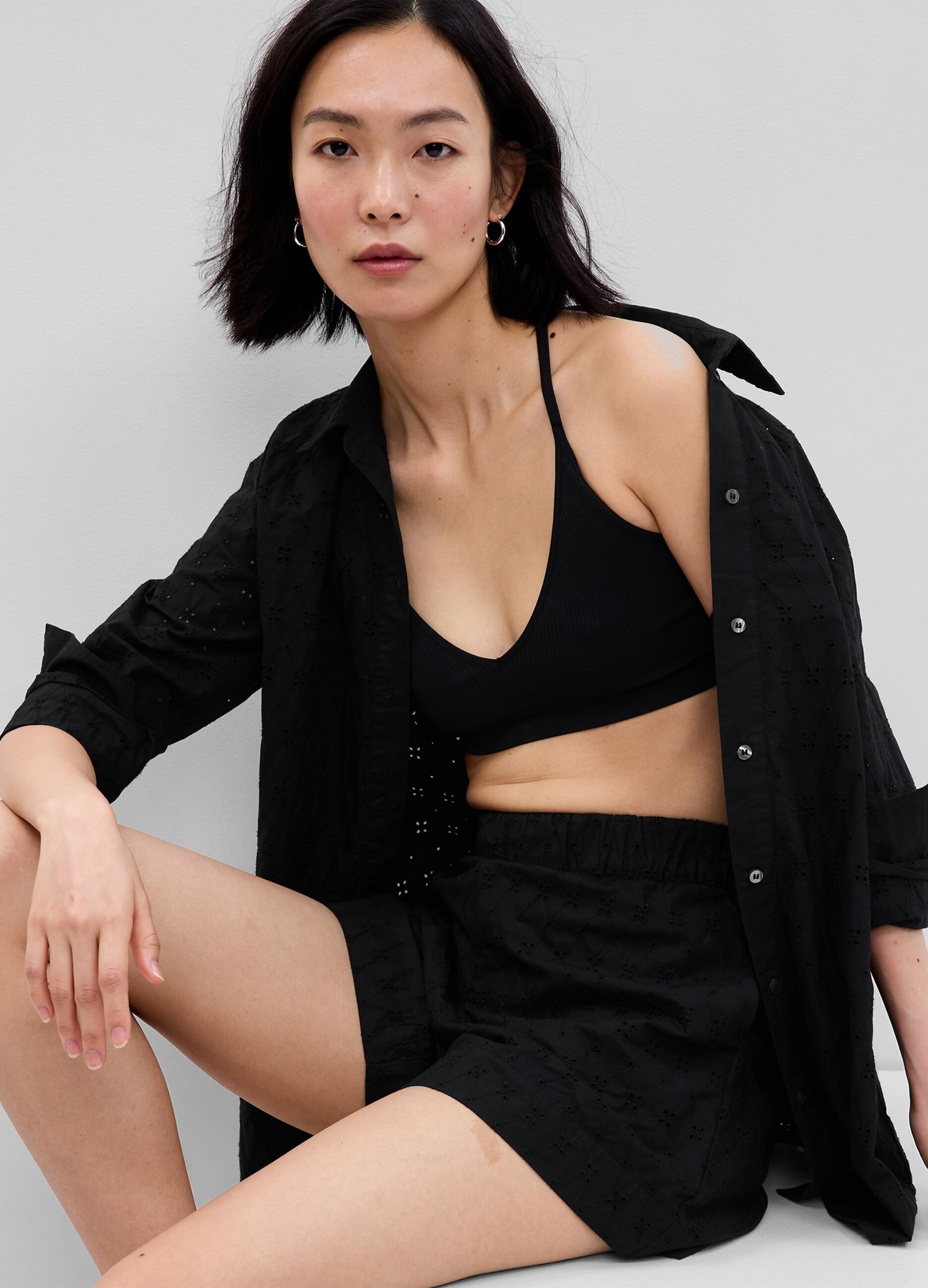 Ovs Shorts in pizzo sangallo