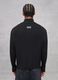 Half-Zip Ribbed Knit Black_1