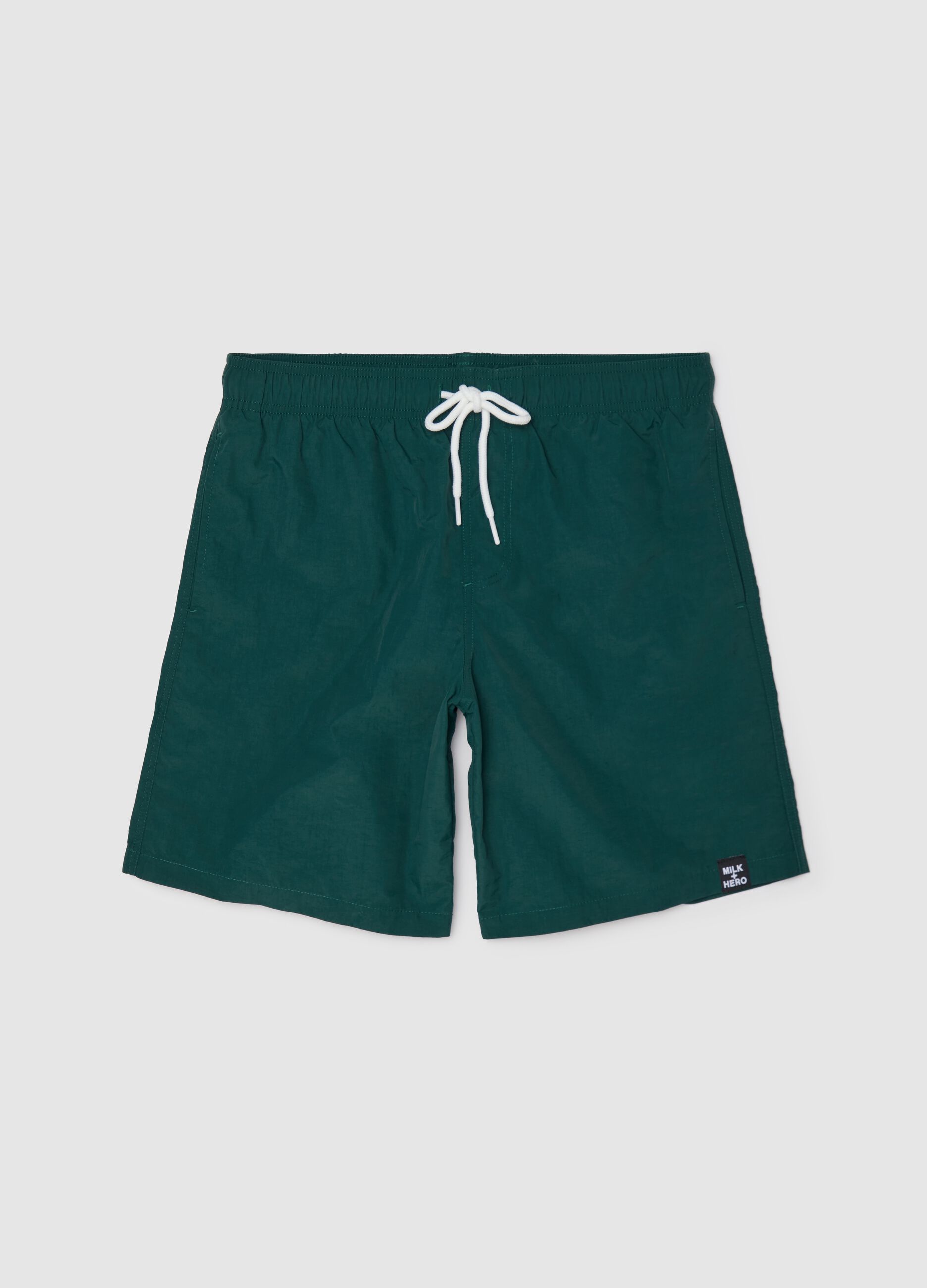 Green MILK+HERO Swim Shorts
