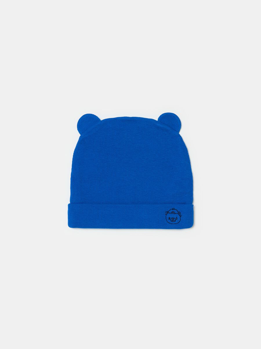 Organic cotton hat with ears_0