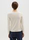 Regular fit white crew neck jumper_2