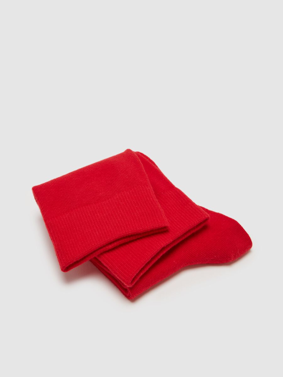 Two-pair pack socks with Father Christmas design_1