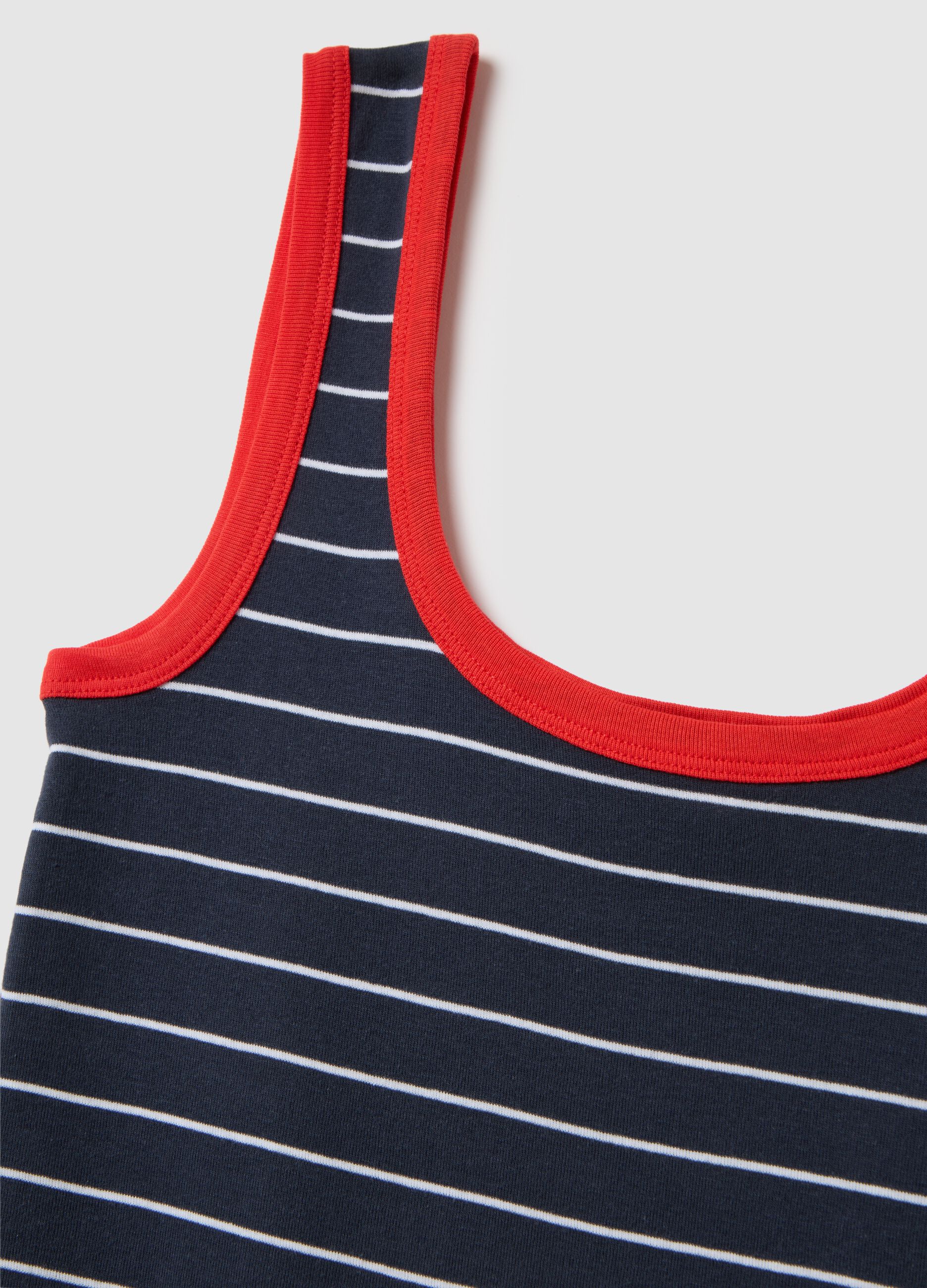 Women's multicolour regular fit pure cotton vest