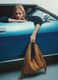 Brown fringe handbag_0