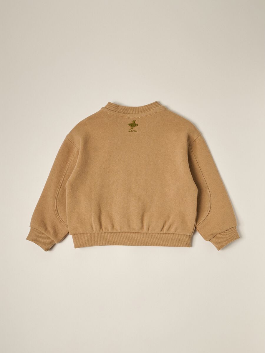 IANA newborn boy sweatshirt in 100% cotton French terry_1