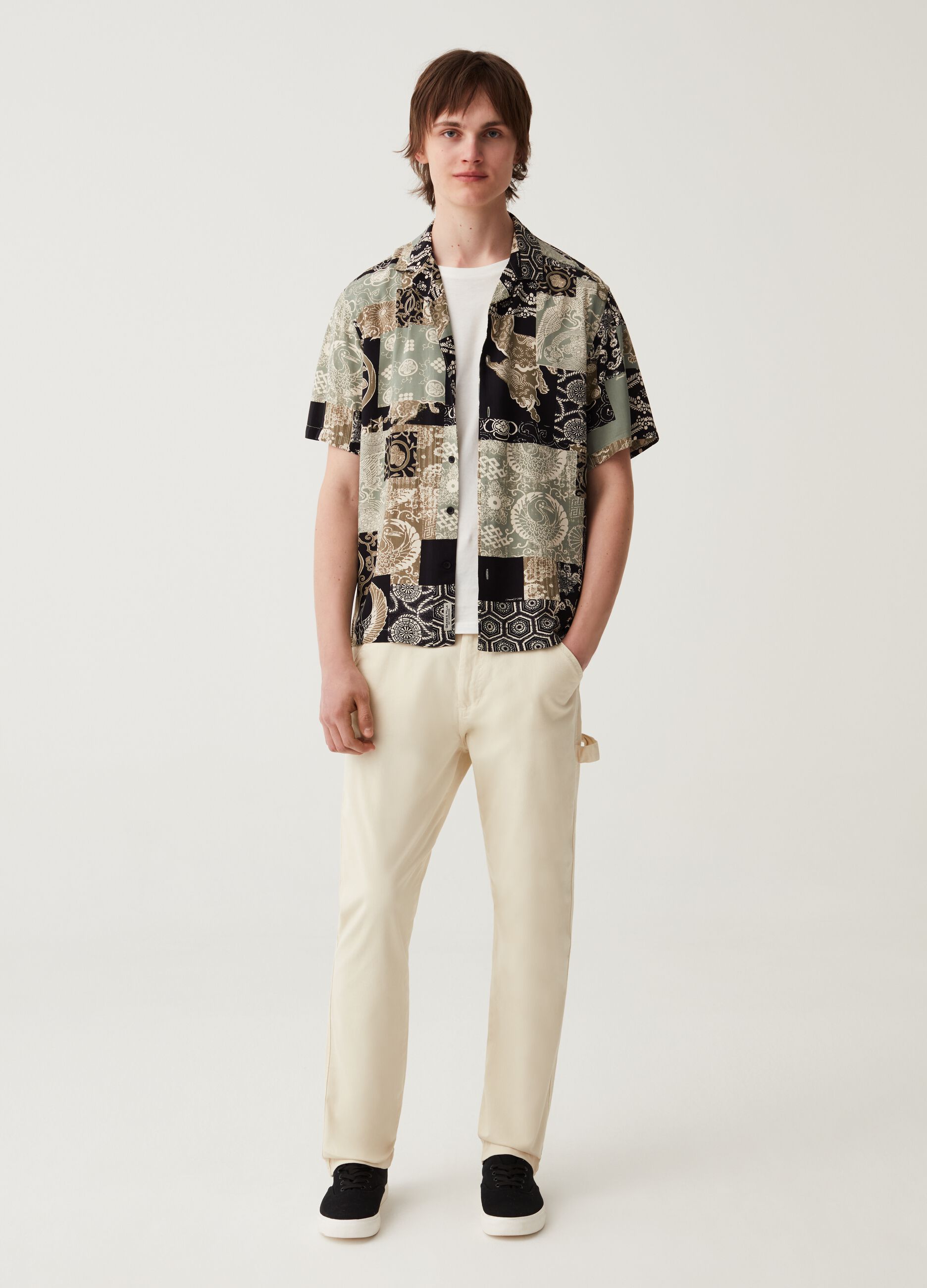 Camicia oversize in viscosa sostenibile Grand&Hills_3