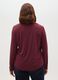 Burgundy Long Sleeve T-Shirt with Collar_2
