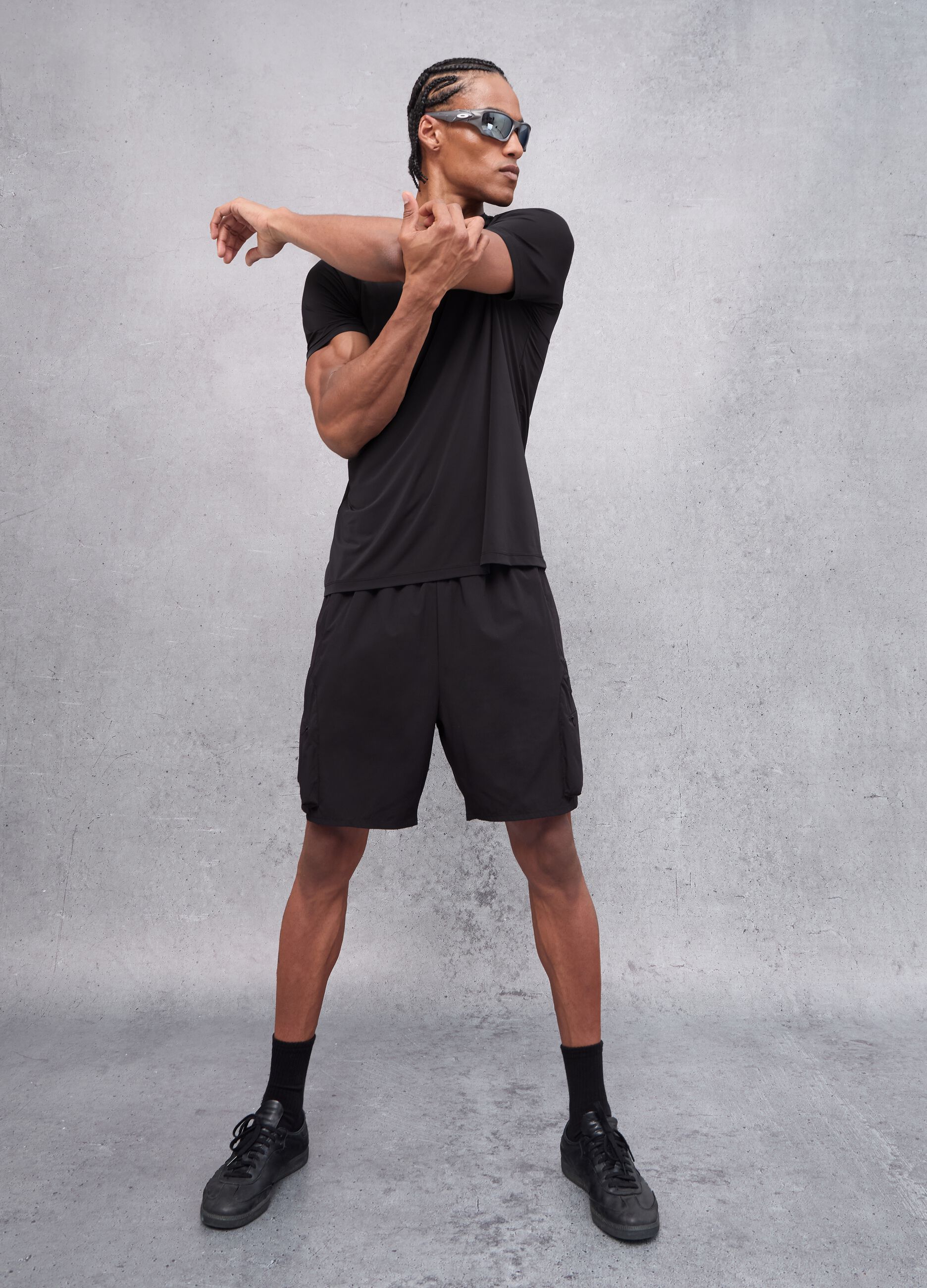 Technical Cargo Shorts Black