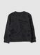 Children's oversized pure cotton black sweatshirt_0