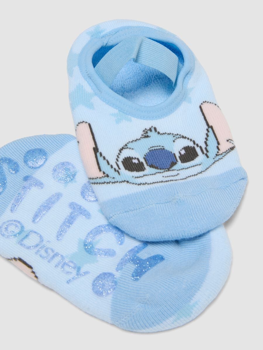 Bipack calze multicolor con stampa Lilo & Stitch in cotone organico elasticizzato_2