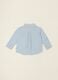 Light Blue Long-Sleeve Pure Cotton Shirt_2