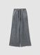 Grey wide leg pure cotton jogger trousers_4