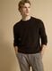 Brown pure cashmere jumper in a regular fit_0