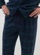 Multicoloured pure cotton checked pyjama trousers_3