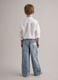 Boys&rsquo; multicolour striped pure cotton denim trousers, relaxed fit_2