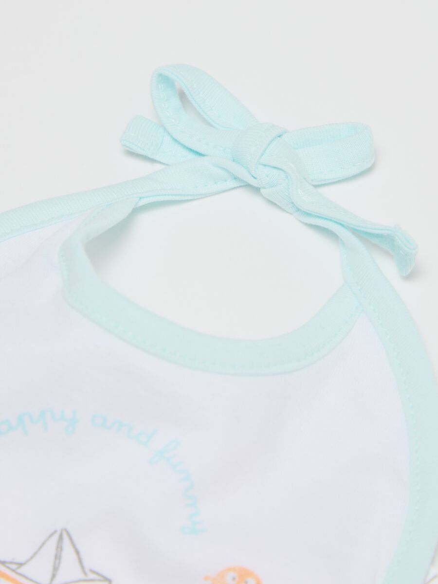 Two-pack cotton bibs with print_1