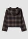 Brown wool and viscose blend hooded coat, regular fit_6